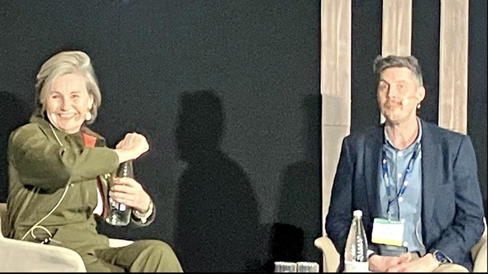 Mary Portas and Will Blake